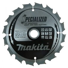 B-09335 MAKITA Пиляльний диск для деревини з цвяхами SPECIALIZED 185x15,88 мм 16 зуб