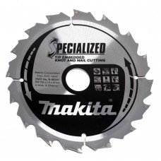 B-09341 MAKITA Пиляльний диск для деревини з цвяхами SPECIALIZED 185x30 мм 16 зуб