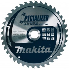 B-09525 MAKITA Пиляльний диск для деревини з цвяхами SPECIALIZED 270x30 мм 40 зуб