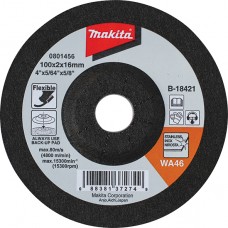 Гнучкий шліфувальний диск по нерж. сталі Makita 46T, 115х22,23х3 мм, B-18518