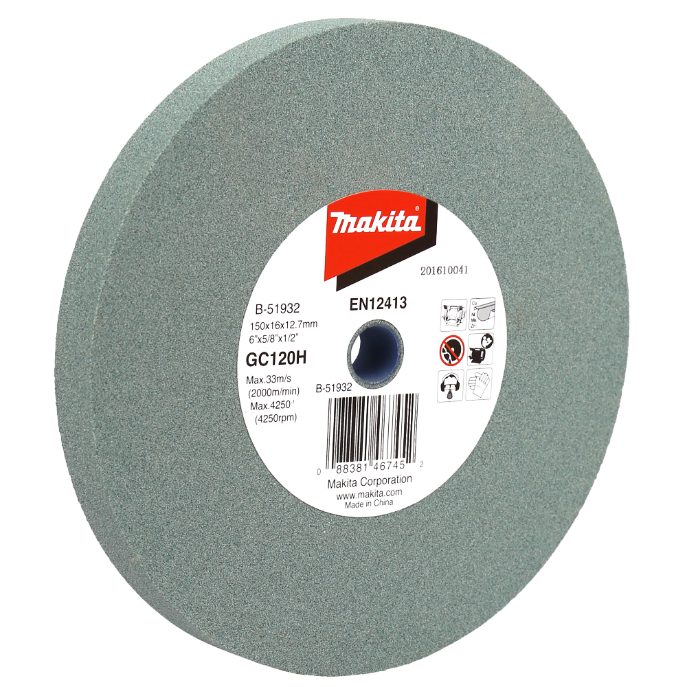 Шліфувальний круг Makita 150х16х12,7мм GC120H, B-51932 Шліфувальний круг Makita 150х16х12,7мм GC120H, B-51932