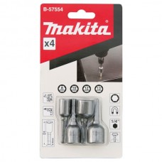 Набір магнітних насадок Makita 4 шт (8,10,12,13)х48 B-57554