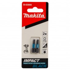 Біта Makita T15 25 мм Impact Black 2 шт B-63666
