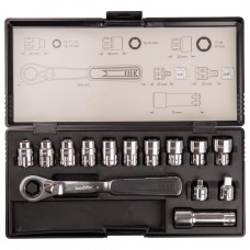 Набір головок з тріскачкою Makita 6-GL, 14 шт, B-65595