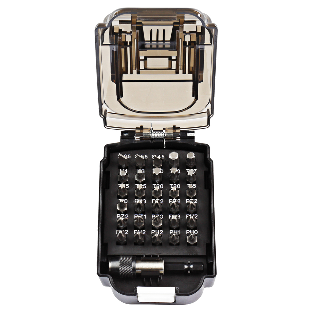 Набір біт Makita у формі батареї 31 шт LXT Набір біт Makita у формі батареї 31 шт LXT