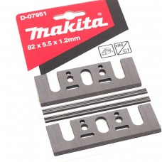 Набір стругальних міні-ножів Makita Т.С.Т. 82 мм з пластиною, 4 шт, D-07951
