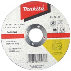 Відрізний диск тонкий для нержавіючої сталі вигнутий MAKITA 36T, 230х22.23х2, D-18845