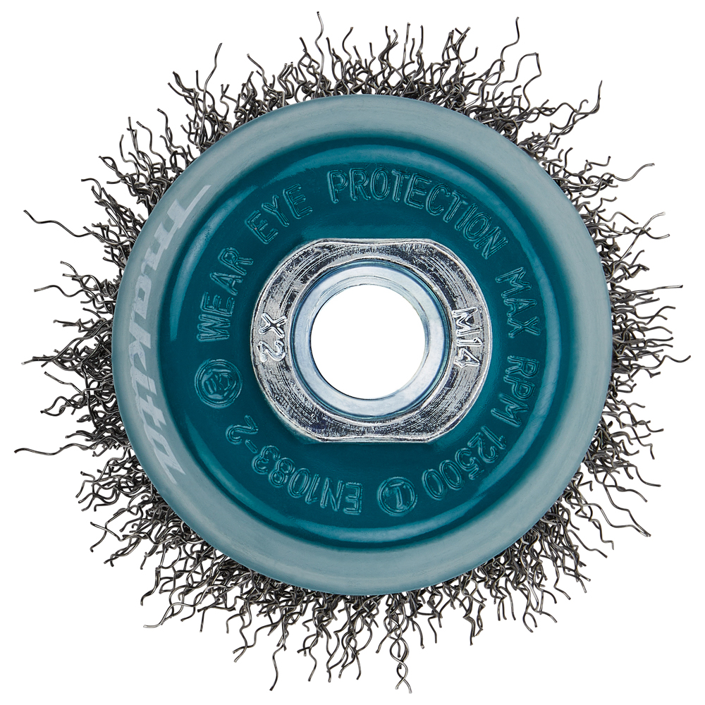 Чашкова щітка з гофрованим дротом MAKITA М14/60 мм/0,3 мм Чашкова щітка з гофрованим дротом MAKITA М14/60 мм/0,3 мм