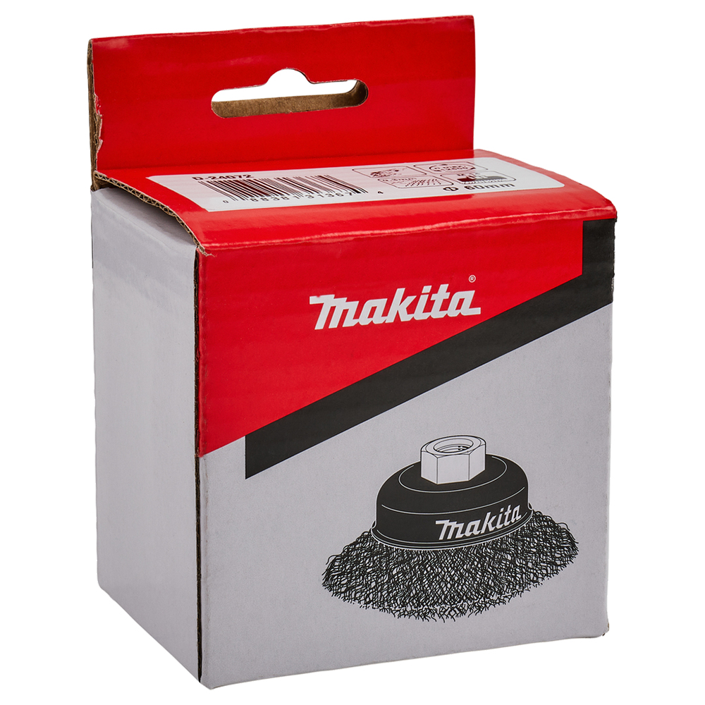 Чашкова щітка з гофрованим дротом MAKITA М14/60 мм/0,3 мм Чашкова щітка з гофрованим дротом MAKITA М14/60 мм/0,3 мм