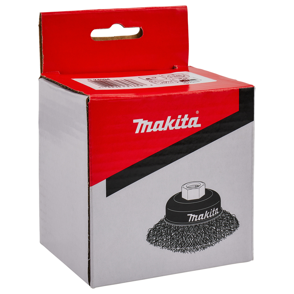 Чашкова щітка з гофрованим дротом MAKITA М14/75 мм/0,3 мм. D-24094 Чашкова щітка з гофрованим дротом MAKITA М14/75 мм/0,3 мм. D-24094