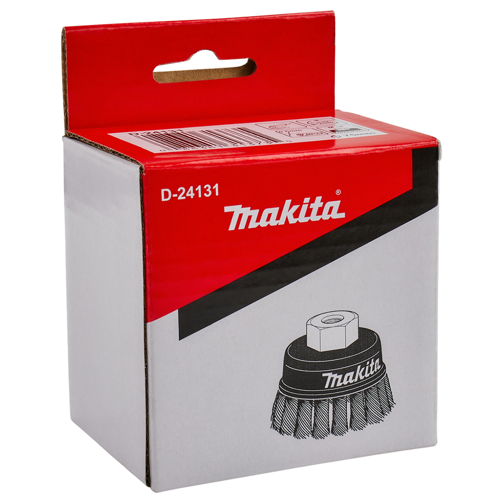Чашкова щітка з крученим дротом MAKITA М14/75 мм/0,5 мм Чашкова щітка з крученим дротом MAKITA М14/75 мм/0,5 мм