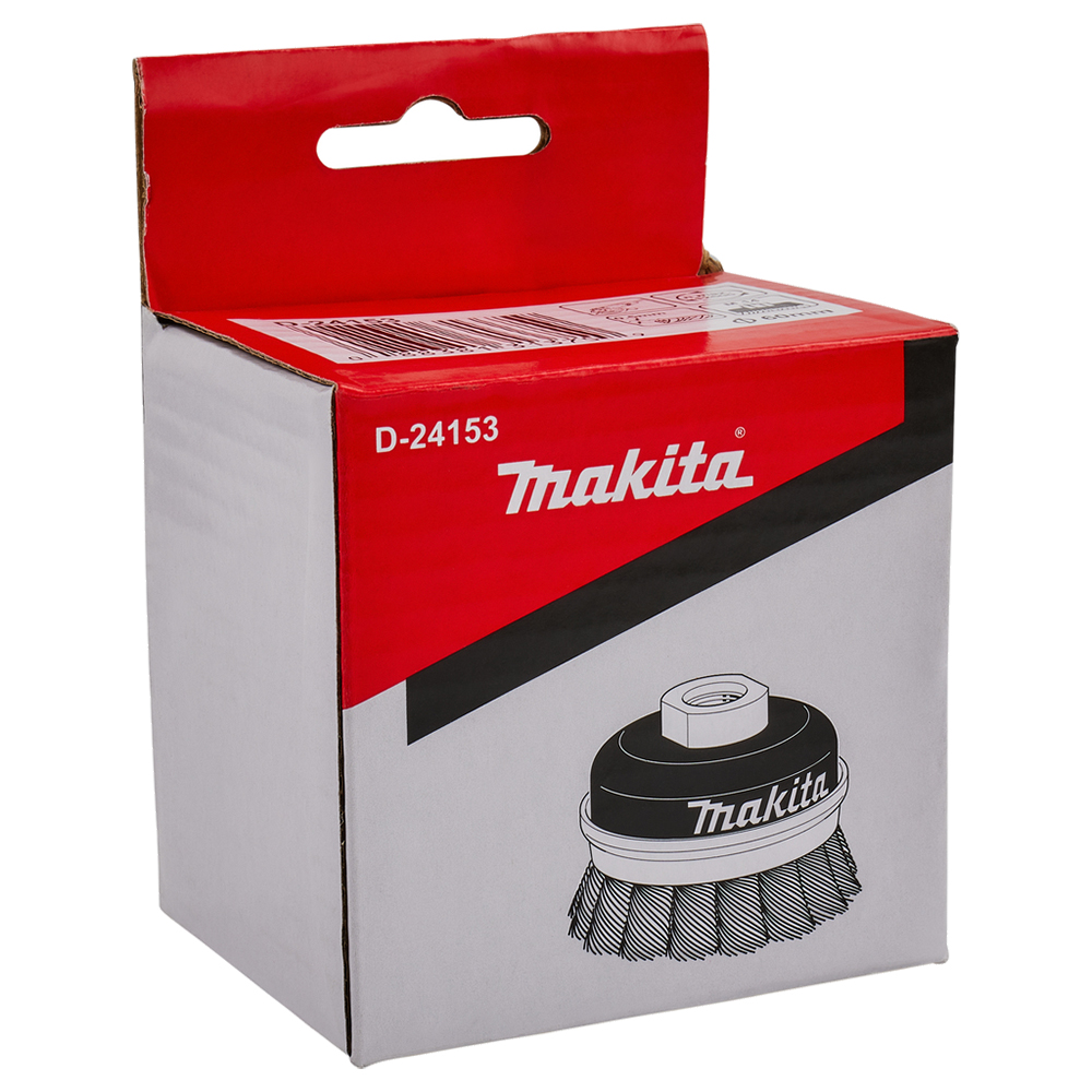 Чашкова щітка з крученим дротом MAKITA М14/60 мм/0,5 мм. D-24153 Чашкова щітка з крученим дротом MAKITA М14/60 мм/0,5 мм. D-24153