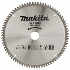 Диск пиляльний по алюмінію 235mmx30mmx80T, MAKITA, D-72992