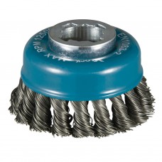 Чашкова щітка з крученої дроту Makita X-LOCK 80 мм D-73380