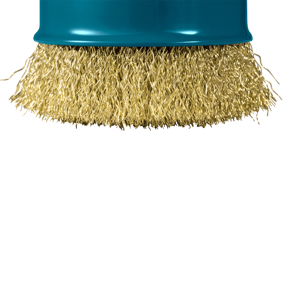 Чашкова латунна щітка Makita X-LOCK 75 мм, D-73433 Чашкова латунна щітка Makita X-LOCK 75 мм, D-73433