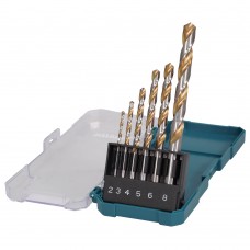 Набір свердел по металу Makita HSS-G, 6шт, D-77241