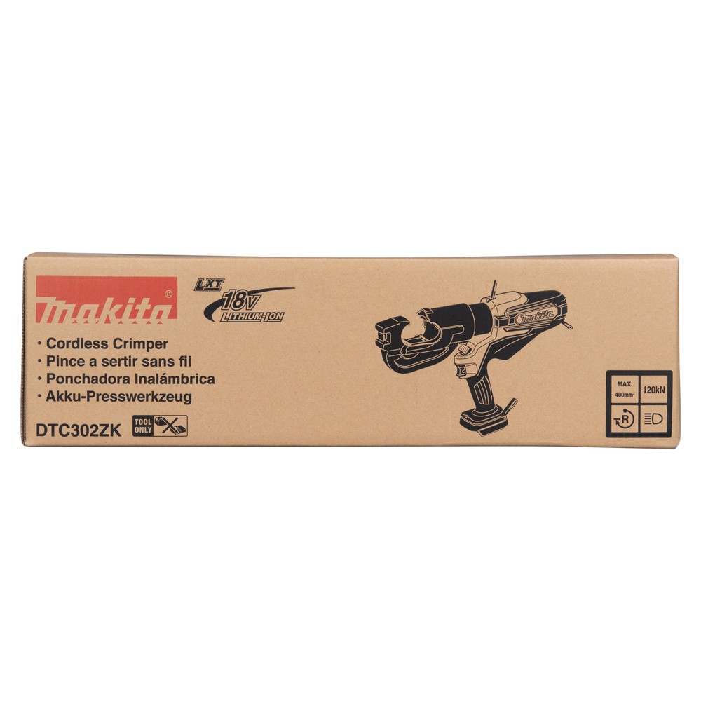 Акумуляторний інструмент для обжимки кабелю Makita LXT DTC302ZK (каркас) Акумуляторний інструмент для обжимки кабелю Makita LXT DTC302ZK (каркас)