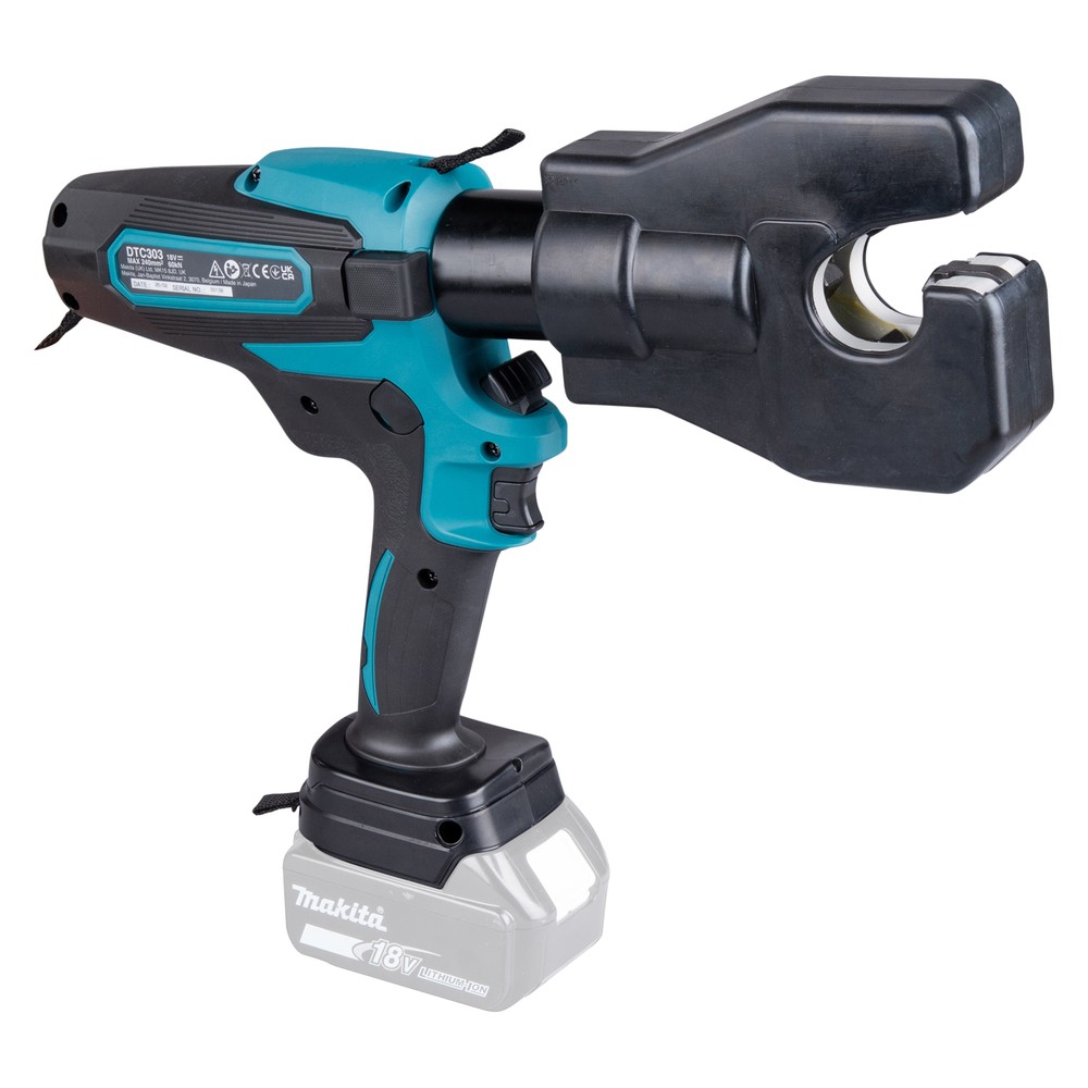 Акумуляторний інструмент для обжимки кабелю Makita LXT DTC303ZK (каркас) Акумуляторний інструмент для обжимки кабелю Makita LXT DTC303ZK (каркас)