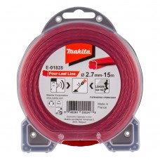 Косильна ліска Makita "Клевер" 2.7 мм, 15 м, E-01828