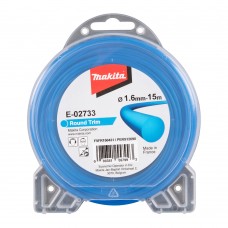 Косильна ліска Makita "Кругла" 1.6 мм. 15 м, E-02733