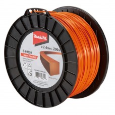 Жилка косильна Makita "Квадратна "2,4 мм, 206 м, E-02820