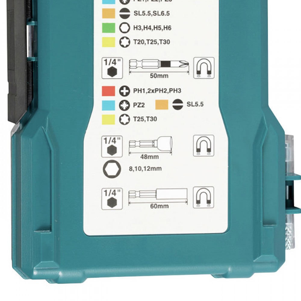 Набір ударних біт IMPACT BLACK Makita 28 шт e-07048 Набір ударних біт IMPACT BLACK Makita 28 шт e-07048