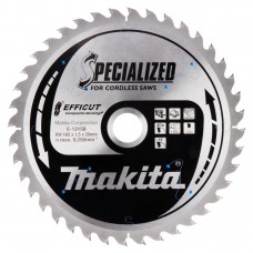 Диск ТСТ по дереву 165мм x 20мм x 40T, MAKITA E-12158