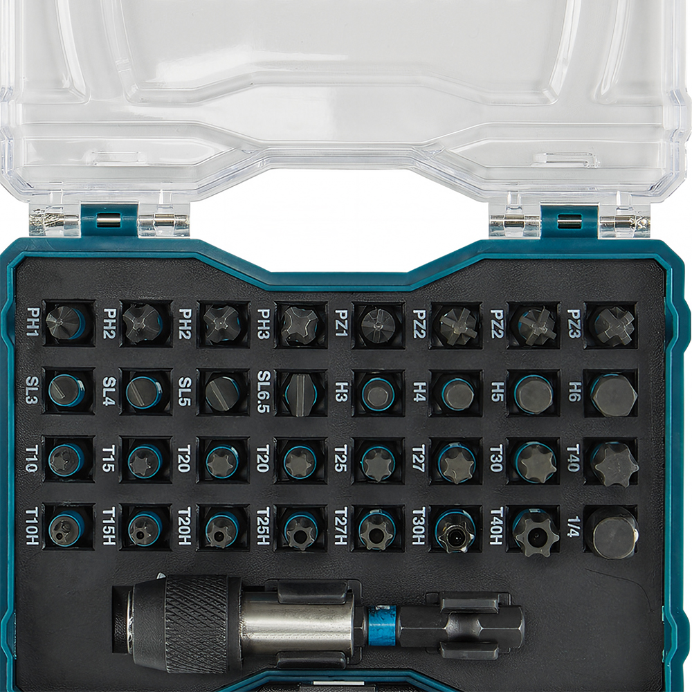 Набір біт з тримачем IMPACT BLACK 33од. MAKITA, E-12441 Набір біт з тримачем IMPACT BLACK 33од. MAKITA, E-12441