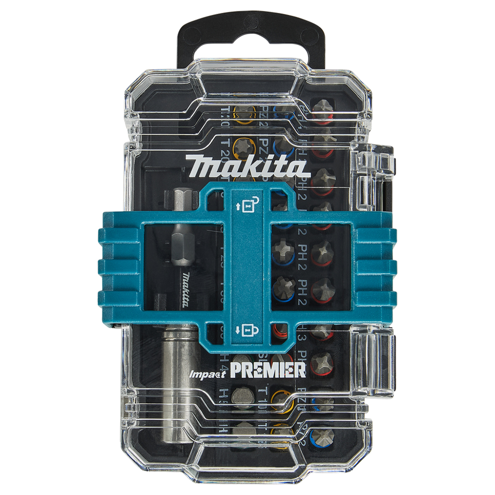 Набір біт 31 шт. Impact Premier 25 мм, MAKITA, E-13552 Набір біт 31 шт. Impact Premier 25 мм, MAKITA, E-13552