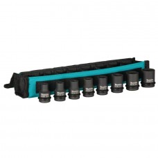 Набір ударних головок Makita Impact Black 1/2''. 38 мм, 8 шт, E-16601