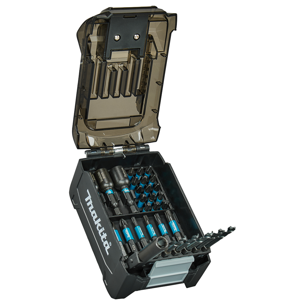 Набір біт та свердл 31 шт Makita Impact Black у формі батареї XGT E-22850 Набір біт та свердл 31 шт Makita Impact Black у формі батареї XGT E-22850