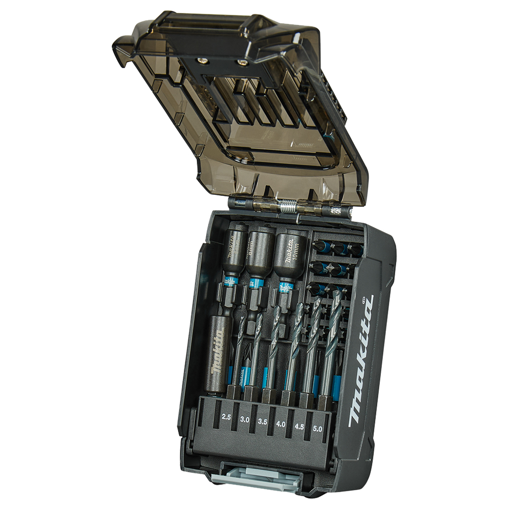 Набір біт та свердл 31 шт Makita Impact Black у формі батареї XGT E-22850 Набір біт та свердл 31 шт Makita Impact Black у формі батареї XGT E-22850