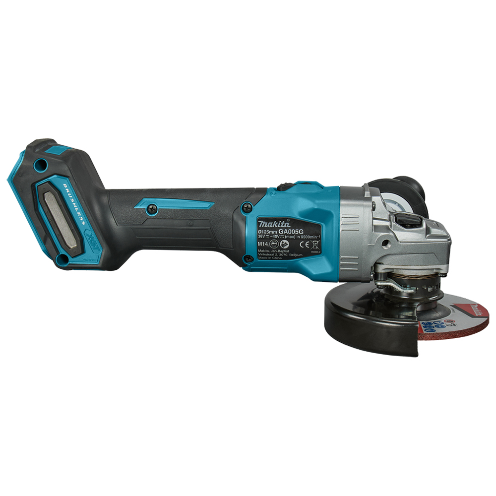 Акумуляторна кутова шліфмашина Makita XGT GA005GZ (каркас) Акумуляторна кутова шліфмашина Makita XGT GA005GZ (каркас)