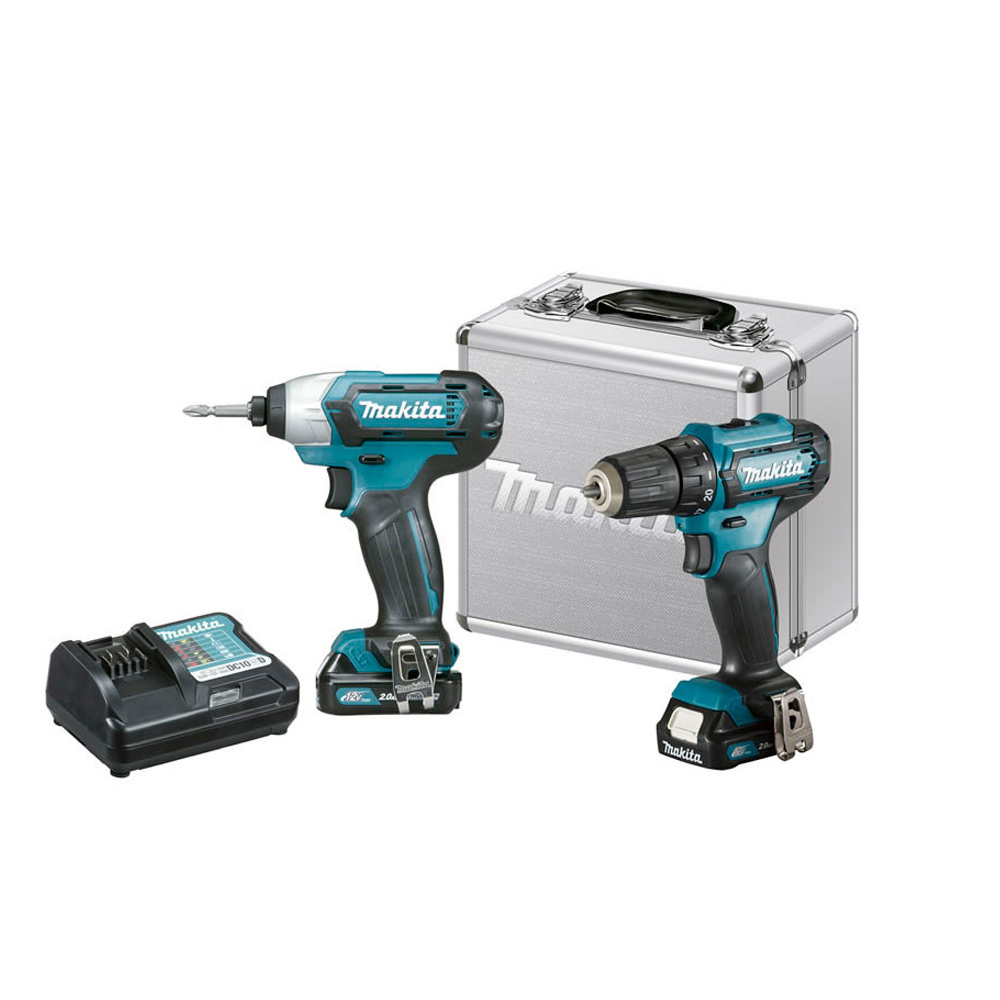 Набір акумуляторного інструменту Makita CXT 12VMax (DF333D,TD110D,DC10WD,BL1016x2,784244-7) Набір акумуляторного інструменту Makita CXT 12VMax (DF333D,TD110D,DC10WD,BL1016x2,784244-7)