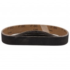 Набір шліфувальних стрічок для скла MAKITA 30х533 мм K80, 5 шт, P-01199