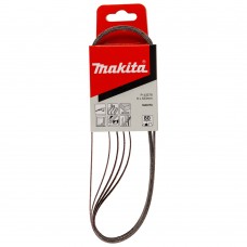 Набір шліфувальних стрічок MAKITA 9х533 мм K80, 5 шт, P-43278