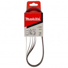 Набір шліфувальних стрічок MAKITA 13х533 мм K120, 5 шт, P-43365