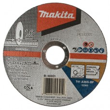 Відрізний диск по металу та нержавійці плоский MAKITA 125х22.23х1.6 мм, B-46931