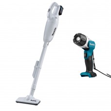 Набір Makita CXT пилосос CL108FDWYW + ліхтар DEBML106