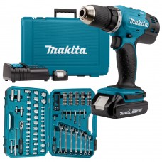 Набір акумуляторний дриль-шурупокрут Makita LXT DDF453SYE та набір ручного інструменту E-06616