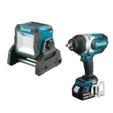 Набір акумуляторного інструменту Makita гайкокрут DTW1002RTJ + ліхтар DEAML003G