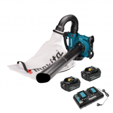 Акумуляторна повітродувка-пилосос Makita DUB363ZV + BL1850 2шт+DC18RD, SET-DUB363ZV-0923