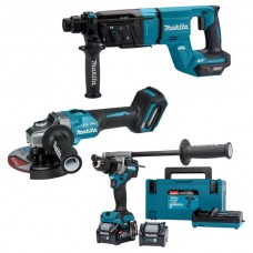 Набір акумуляторного інструменту Makita XGT HP001GD201+HR007GZ+GA035GZ