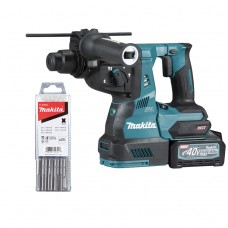 Набір акумуляторний перфоратор XGT 40 V MAX HR003GM201 + набір бурів SDS-Plus, 25 шт Makita D-40602