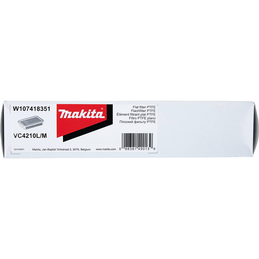 Фільтр Makita PTFE для VC4210L. W107418351 Фільтр Makita PTFE для VC4210L. W107418351