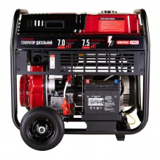 Генератор дизельний 7,0/7,5 КВт SCD9000E (ручний+електр. пуск), КВІТКА PRO