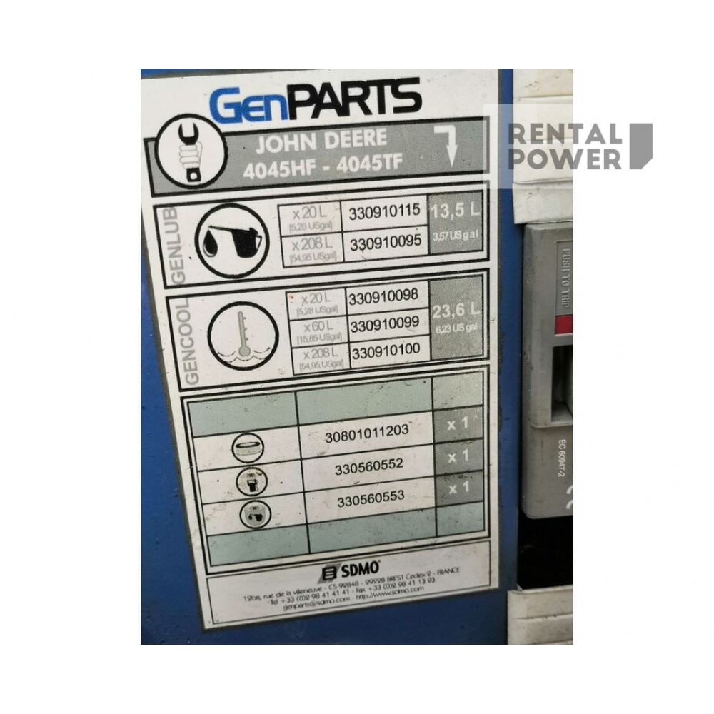 Генератор дизельний SDMO J66 (48кВт) з напрацюванням Генератор дизельний SDMO J66 (48кВт) з напрацюванням