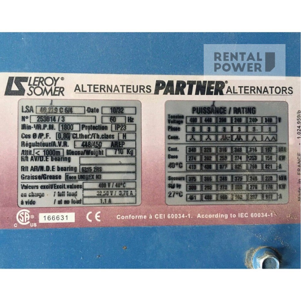 Генератор дизельний SDMO R300 (218кВт) Генератор дизельний SDMO R300 (218кВт)