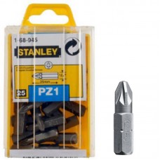 Біта з шестигранним хвостовиком 1/4 під шліц Pz1 довжиною 25 мм STANLEY 1-68-945