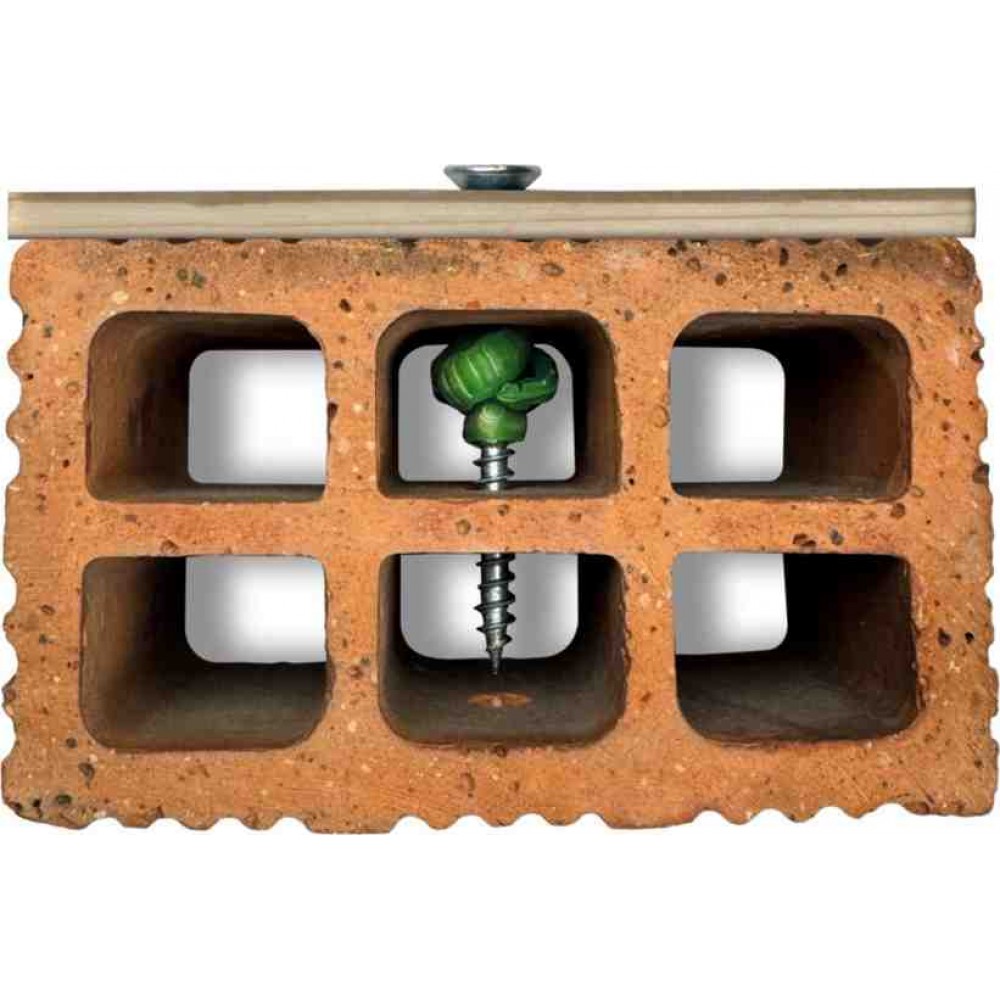 Дюбель нейлоновий GR GREEN PRO 6x30 G&B G&B 65201 Дюбель нейлоновий GR GREEN PRO 6x30 G&B G&B 65201